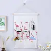 Linen hooks, 7 bags of household cotton and linen storage hanging bags, fabric door rear miscellaneous storage bags, student dormitory storage hanging bags can be customized Specification image